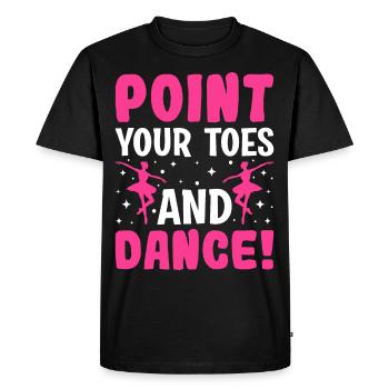 Ballet Dance Lace Dancer Show Your Toes And - Men's Premium Organic T-Shirt - black - Front - Nico (187cm)