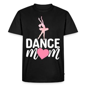 Ballerine Ballet Danseuse Maman Danse Maman - T-shirt Premium bio Homme - noir - Devant - Nico (187cm)