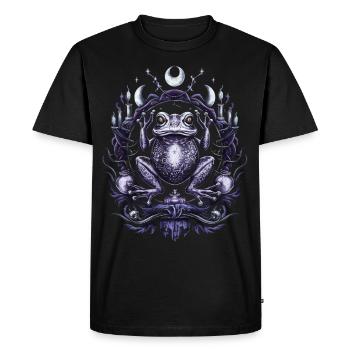 occultisme grenouille tarot cartes de tarot mystique - T-shirt Premium bio Homme - noir - Devant - Nico (187cm)
