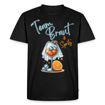 Équipe Bride & Spritz Hen Party Group - T-shirt Premium bio Homme - noir - Devant - Nico (187cm)