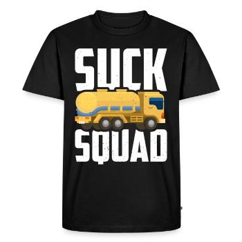 Technicien de fosse septique Installateur de système d’égout - T-shirt Premium bio Homme - noir - Devant - Nico (187cm)