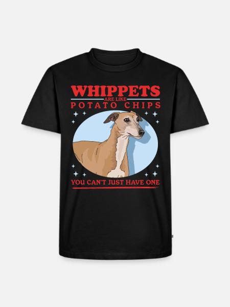 Whippet English Greyhound Gifts - Men's Premium Organic T-Shirt - black