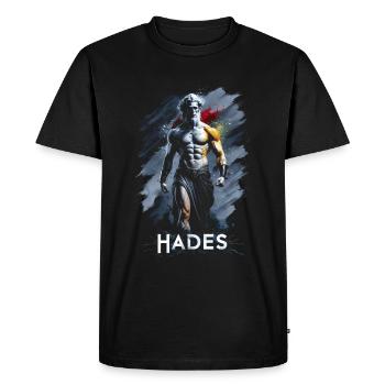 Hadès, mythologie grecque, dieu - T-shirt Premium bio Homme - noir - Devant - Nico (187cm)