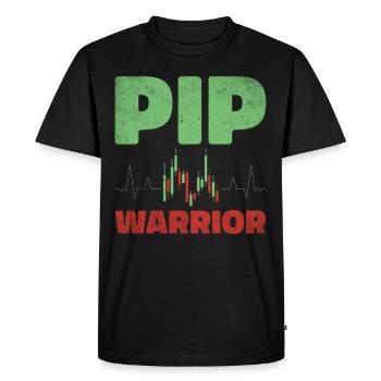 Trading Forex Trader Marché financier - T-shirt Premium bio Homme - noir - Devant - Nico (187cm)