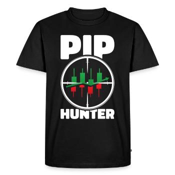 Trading Forex Trader Marché financier - T-shirt Premium bio Homme - noir - Devant - Nico (187cm)