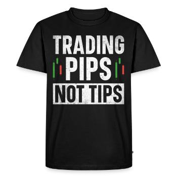 Trading Forex Trader Marché financier - T-shirt Premium bio Homme - noir - Devant - Nico (187cm)