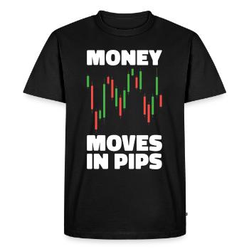 Trading Forex Trader Marché financier - T-shirt Premium bio Homme - noir - Devant - Nico (187cm)