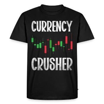 Trading Forex Trader Marché financier - T-shirt Premium bio Homme - noir - Devant - Nico (187cm)