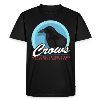 Corbeaux Black Ravens Cadeaux - T-shirt Premium bio Homme - noir - Devant - Nico (187cm)