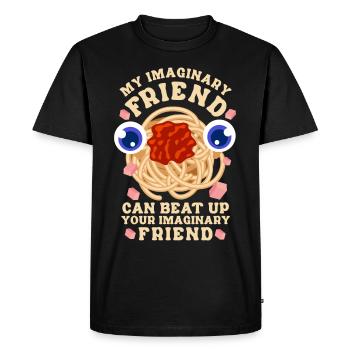 Flying Spaghetti Monster FSM - Men's Premium Organic T-Shirt - black - Front - Nico (187cm)