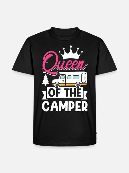 Campist Mor Sjov Camping Dronning af Camper - Herre Premium økologisk T-shirt - sort