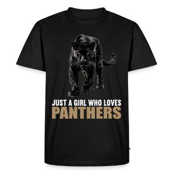 Panthères Panthère - T-shirt Premium bio Homme - noir - Devant - Nico (187cm)