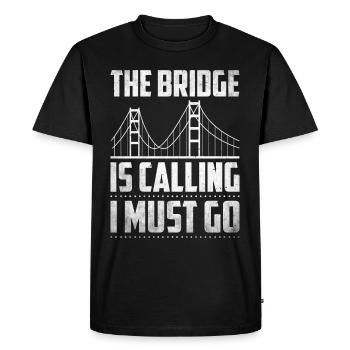 Bridge Engineer Bridge Construction Civil Engineering - Men's Premium Organic T-Shirt - black - Front - Nico (187cm)