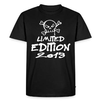 Limited Edition 2013 Birthday 2013 Born - Men's Premium Organic T-Shirt - black - Front - Nico (187cm)