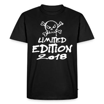 Limited Edition 2018 Birthday 2018 Born - Men's Premium Organic T-Shirt - black - Front - Nico (187cm)