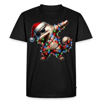 Polka Dot Himalayan Cat Sunglasses Cute We - Men's Premium Organic T-Shirt - black - Front - Nico (187cm)