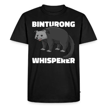 Binturong raton laveur ours rampant chat rampant - T-shirt Premium bio Homme - noir - Devant - Nico (187cm)