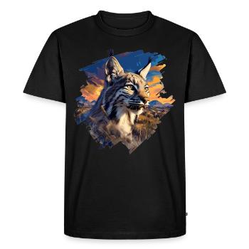 Bobcat’s Bobcat, Bobcat, Bobcat, Bobcat, Lynx - T-shirt Premium bio Homme - noir - Devant - Nico (187cm)