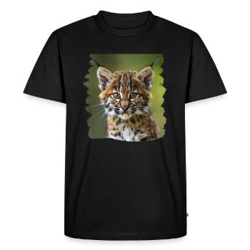 Bobcat’s Bobcat, Bobcat, Bobcat, Bobcat, Lynx - T-shirt Premium bio Homme - noir - Devant - Nico (187cm)
