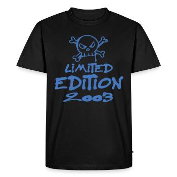 Limited Edition 2003 Birthday 2003 Born - Men's Premium Organic T-Shirt - black - Front - Nico (187cm)