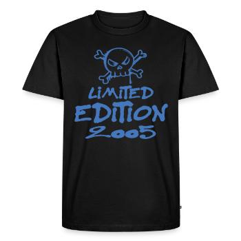 Limited Edition 2005 Birthday 2005 Born - Men's Premium Organic T-Shirt - black - Front - Nico (187cm)