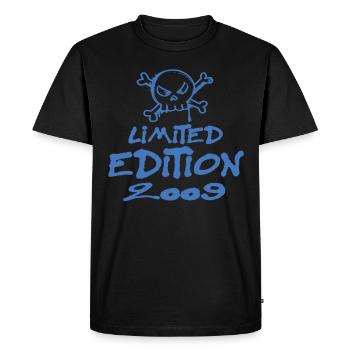 Limited Edition 2009 Birthday 2009 Born - Men's Premium Organic T-Shirt - black - Front - Nico (187cm)