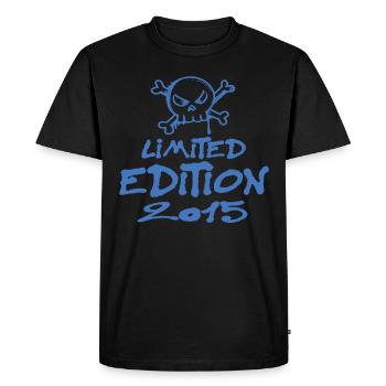 Limited Edition 2015 Birthday 2015 Born - Men's Premium Organic T-Shirt - black - Front - Nico (187cm)