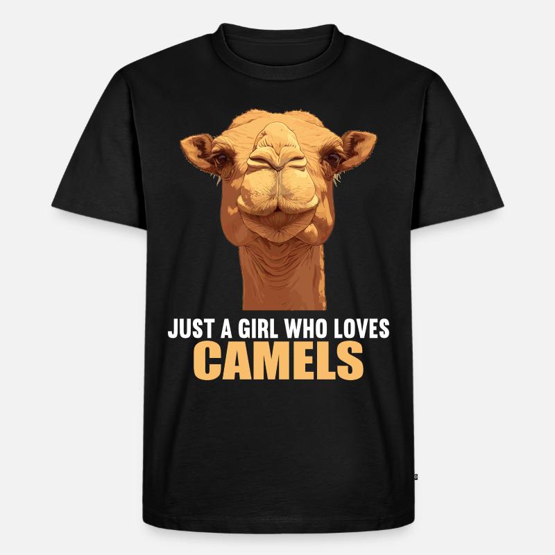 Camel Kamele Kamel - Männer Premium Bio T-Shirt - Schwarz