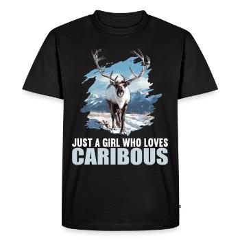 Caribou Karibus Karibu - T-shirt Premium bio Homme - noir - Devant - Nico (187cm)