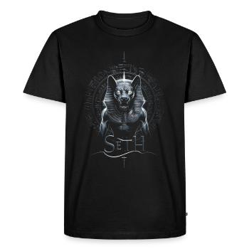 Seth god mythologie égyptienne - T-shirt Premium bio Homme - noir - Devant - Nico (187cm)