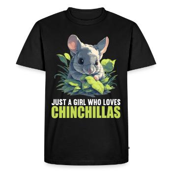 Chinchillas Chinchilla - T-shirt Premium bio Homme - noir - Devant - Nico (187cm)