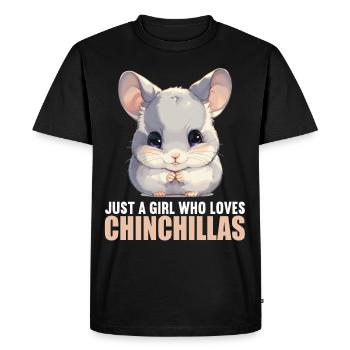Chinchillas Chinchilla - T-shirt Premium bio Homme - noir - Devant - Nico (187cm)