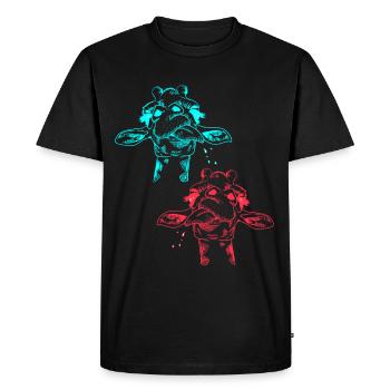 Giraffe Zoo Zoo Animals Giraffes - Men's Premium Organic T-Shirt - black - Front - Nico (187cm)