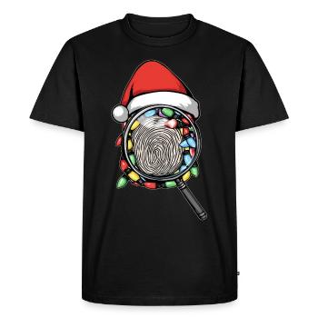 Forensic Scientist Forensic Evidence - Men's Premium Organic T-Shirt - black - Front - Nico (187cm)