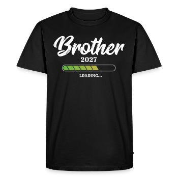 Brother Chargement 2027 - T-shirt Premium bio Homme - noir - Devant - Nico (187cm)