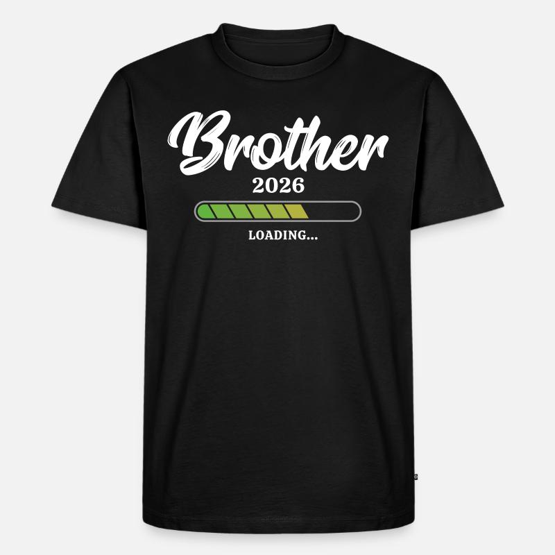 Brother Loading 2026 - Männer Premium Bio T-Shirt - Schwarz