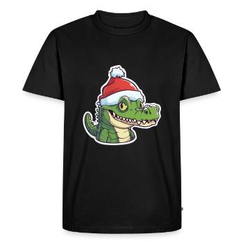Merry Christmas - Men's Premium Organic T-Shirt - black - Front - Nico (187cm)