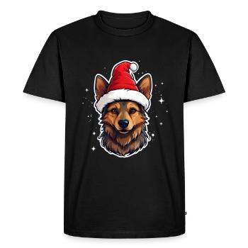 Sheepdog - Men's Premium Organic T-Shirt - black - Front - Nico (187cm)