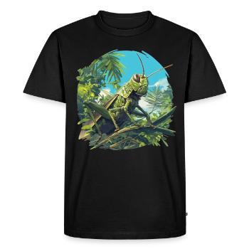 Grilling Grilling - Men's Premium Organic T-Shirt - black - Front - Nico (187cm)