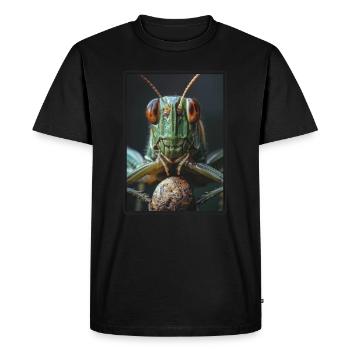 Grilling Grilling - Men's Premium Organic T-Shirt - black - Front - Nico (187cm)