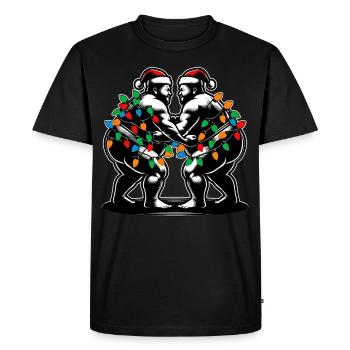 Sumo Wrestling Japanese Sumo Wrestler - Men's Premium Organic T-Shirt - black - Front - Nico (187cm)