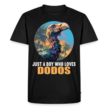 Dodos Dodo - Men's Premium Organic T-Shirt - black - Front - Nico (187cm)