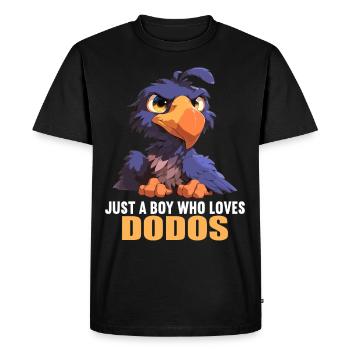 Dodos Dodo - Men's Premium Organic T-Shirt - black - Front - Nico (187cm)