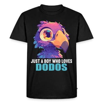Dodos Dodo - Men's Premium Organic T-Shirt - black - Front - Nico (187cm)