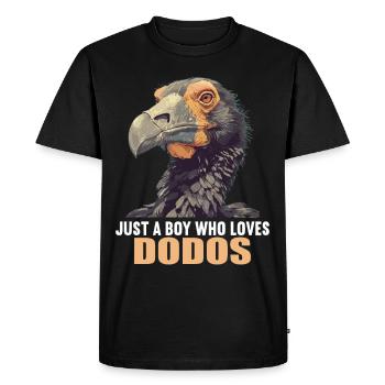 Dodos Dodo - Men's Premium Organic T-Shirt - black - Front - Nico (187cm)