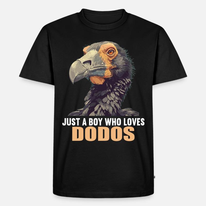 Dodos Dodo - Männer Premium Bio T-Shirt - Schwarz