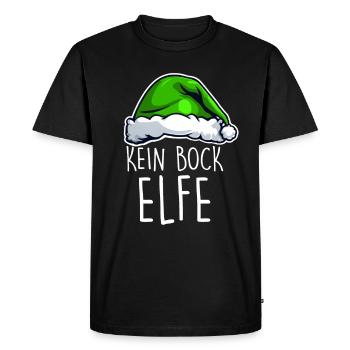 No Buck Elf - Men's Premium Organic T-Shirt - black - Front - Nico (187cm)