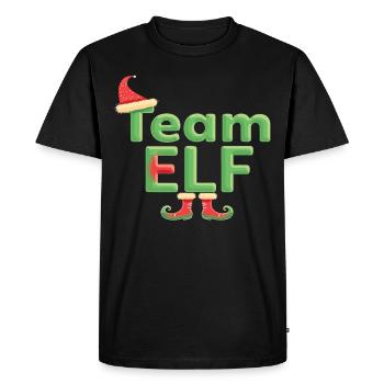 Équipe Elfe Onze Elfes Elfes Noël Onze Noël - T-shirt Premium bio Homme - noir - Devant - Nico (187cm)