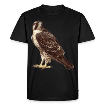 Faucon Faucon - T-shirt Premium bio Homme - noir - Devant - Nico (187cm)