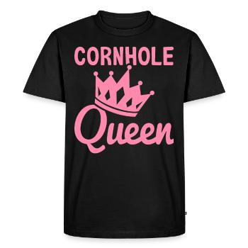 Cornhole Queen Cornhole Maman Trou de maïs - T-shirt Premium bio Homme - noir - Devant - Nico (187cm)
